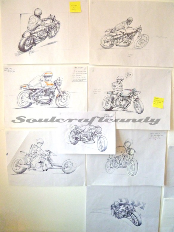 The idea wall in action.