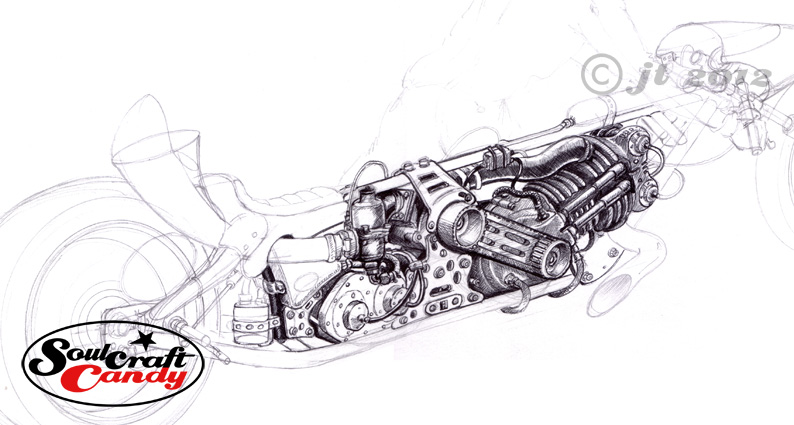 First Dragster drawing