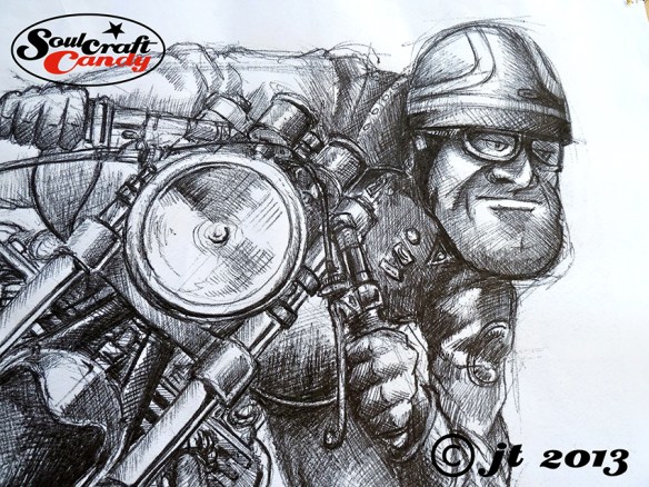 Detail of cartoon by Jon Tremlett at soulcraftcandy.