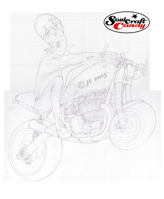 The Bull, a sketch by jon tremlett for soulcraftcandy 2013